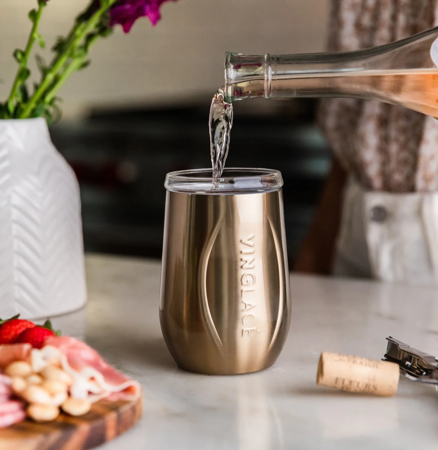 Glass Lined Wine Glass - Image 16