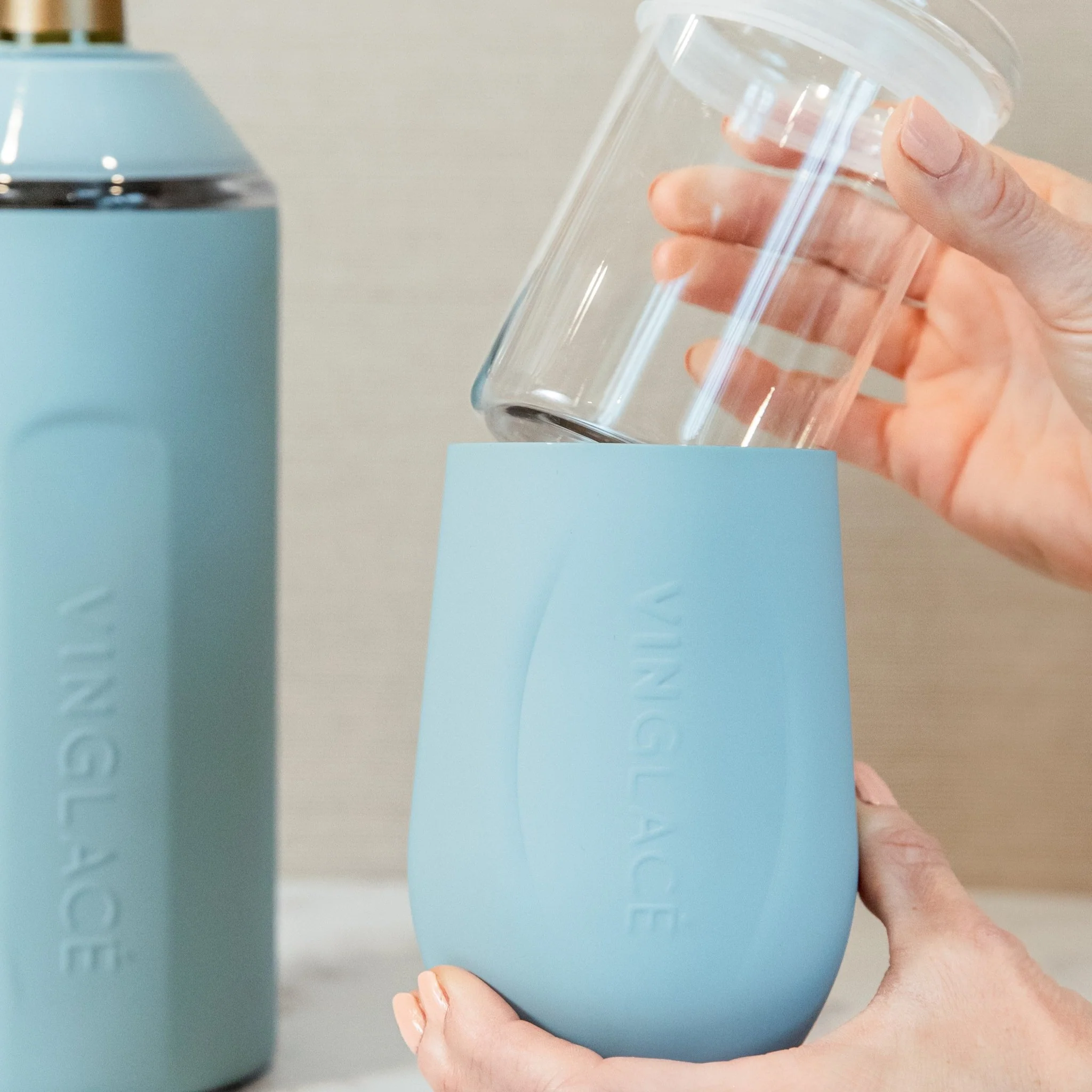 Glass Lined Wine Glass - Image 20