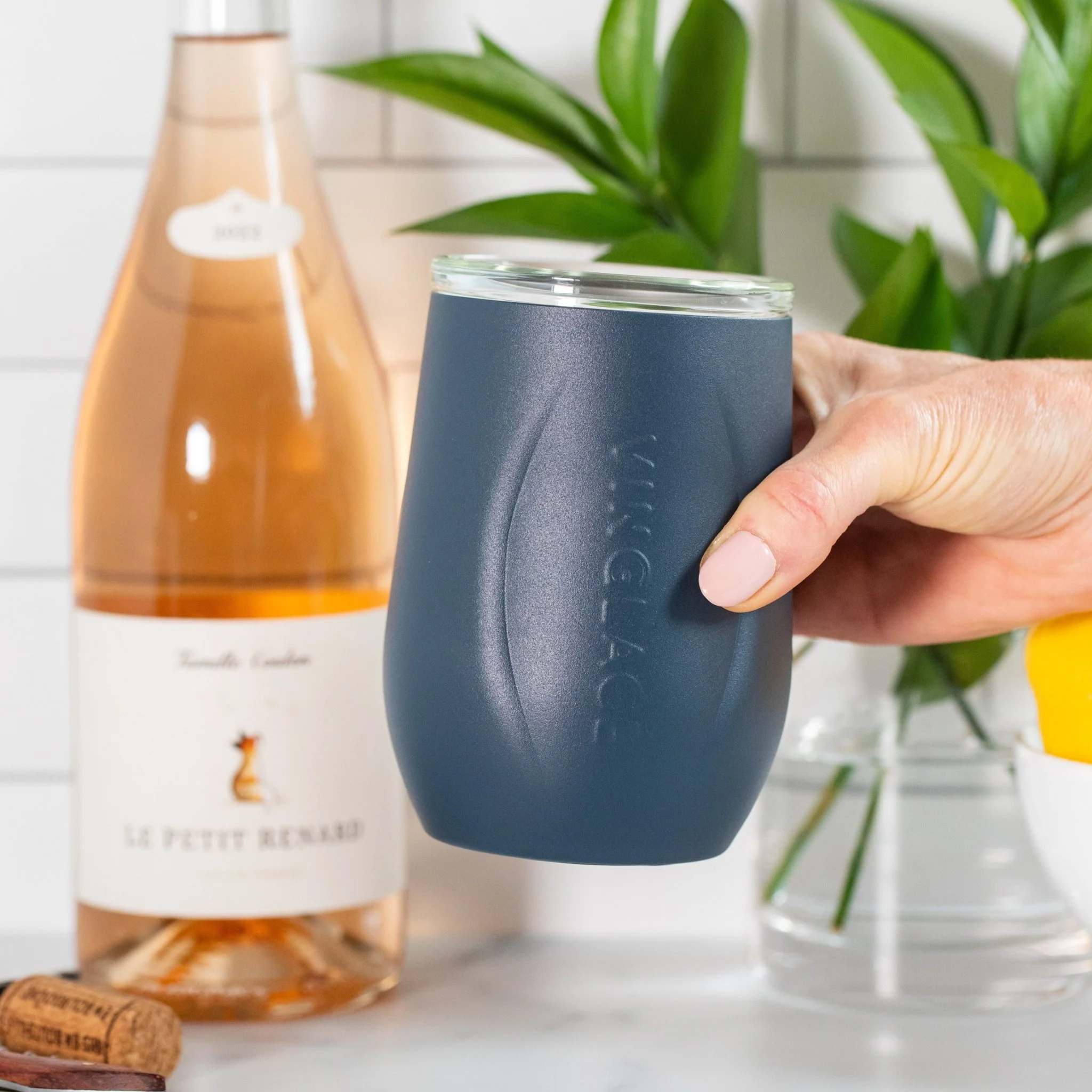 Glass Lined Wine Glass - Image 7