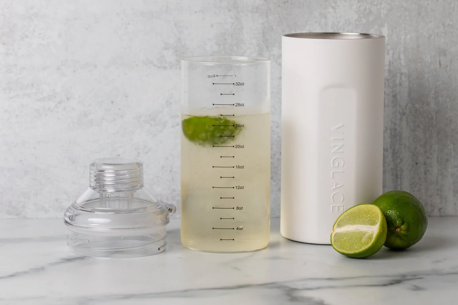 Wine Chiller Leak Proof Lid Converter with Glass Insert - Image 5