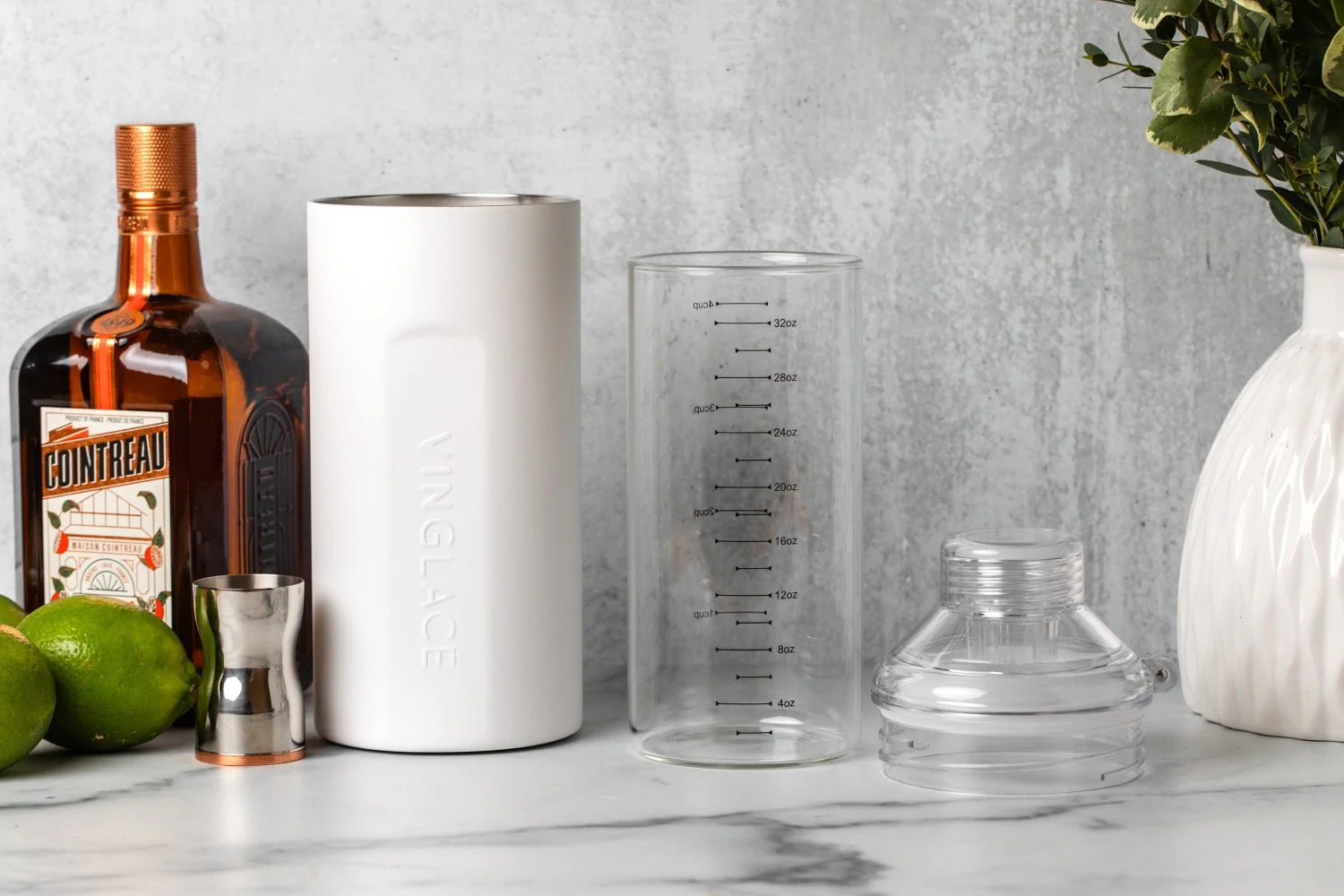 Wine Chiller Leak Proof Lid Converter with Glass Insert - Image 4