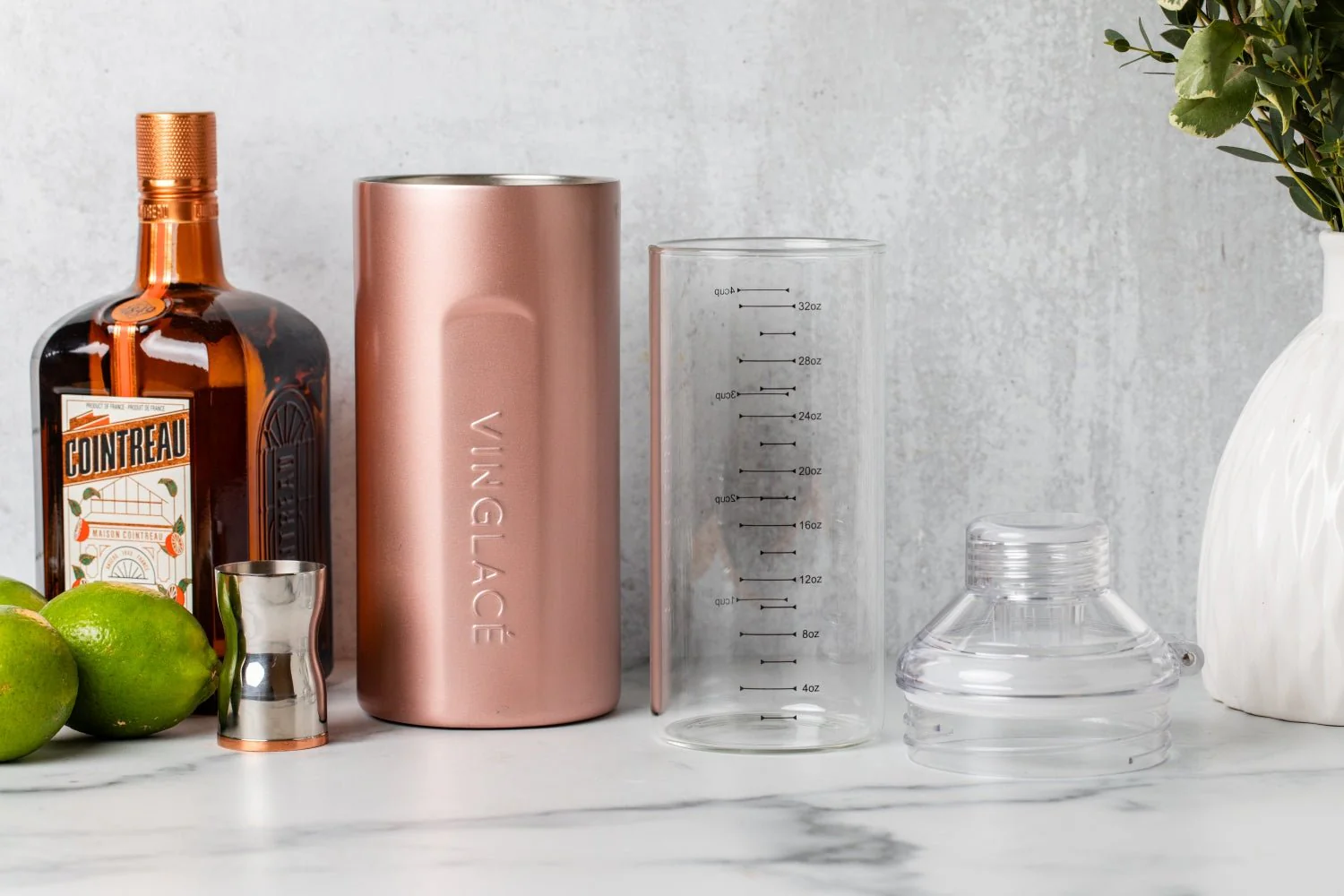 Wine Chiller Leak Proof Lid Converter with Glass Insert - Image 8